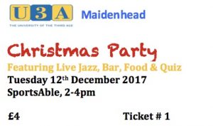 Christmas Party @ SportsAble | Maidenhead | England | United Kingdom