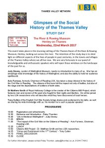 Glimpses of the Social History of the Thames Valley @ River & Rowing Museum